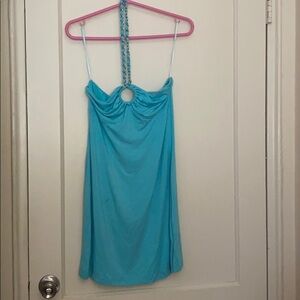 NWT Guess jeans blue mini dress size: L
